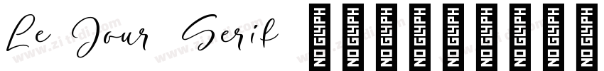 Le Jour Serif 普通(西方)字体转换